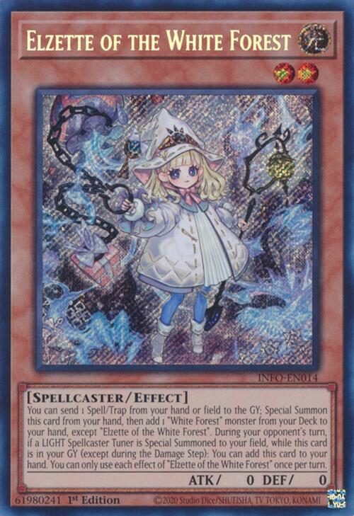 Elzette of the White Forest [INFO-EN014] Secret Rare | Gaming Infinity