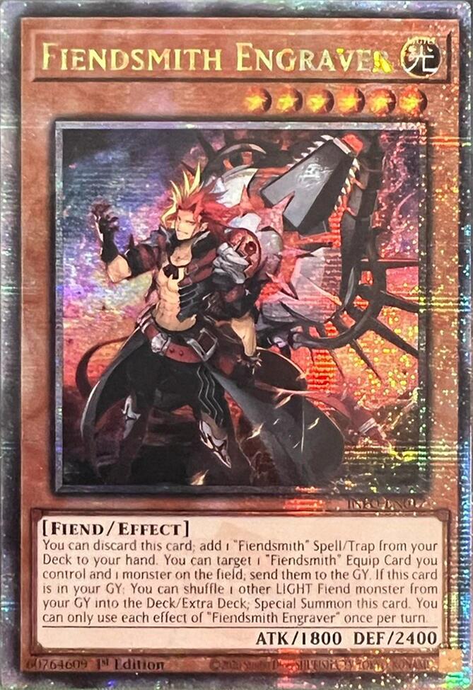 Fiendsmith Engraver (Quarter Century Secret Rare) [INFO-EN017] Quarter Century Secret Rare | Gaming Infinity