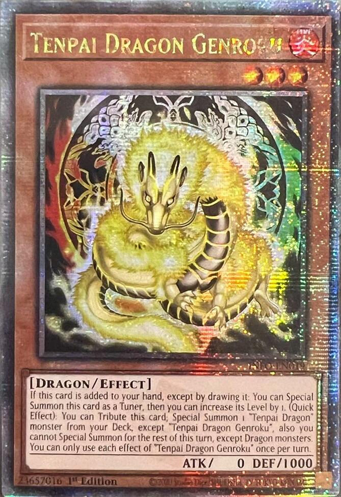 Tenpai Dragon Genroku (Quarter Century Secret Rare) [INFO-EN019] Quarter Century Secret Rare | Gaming Infinity