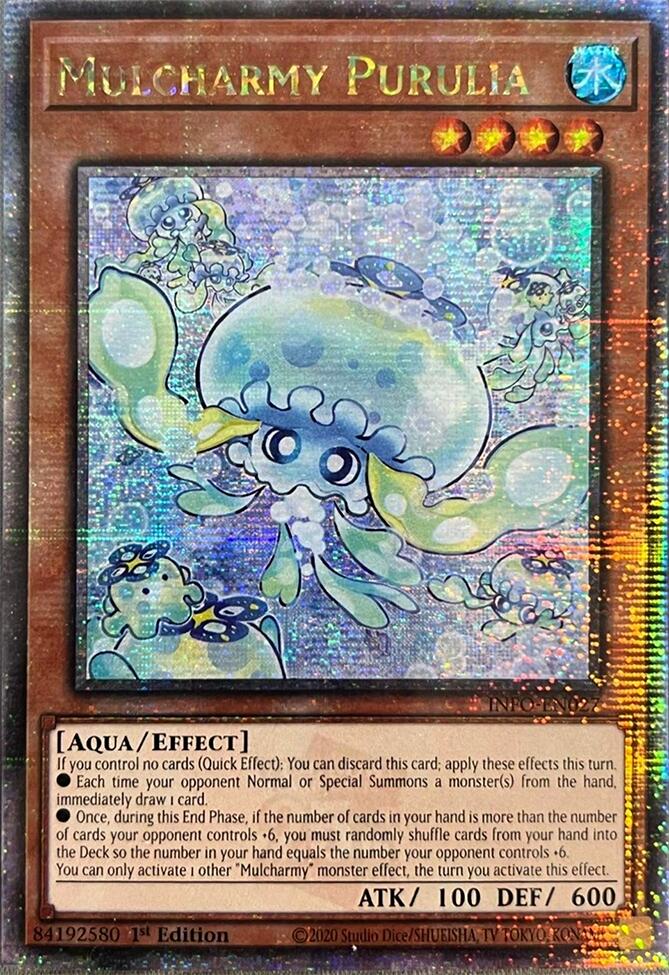 Mulcharmy Purulia (Quarter Century Secret Rare) [INFO-EN027] Quarter Century Secret Rare | Gaming Infinity