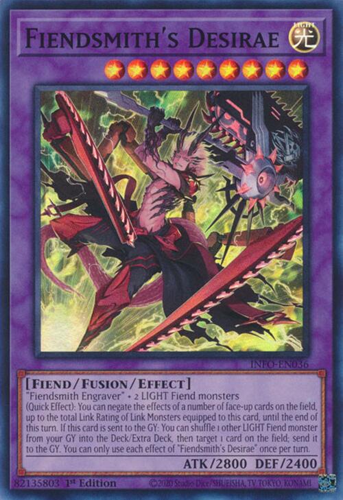 Fiendsmith's Desirae [INFO-EN036] Super Rare | Gaming Infinity
