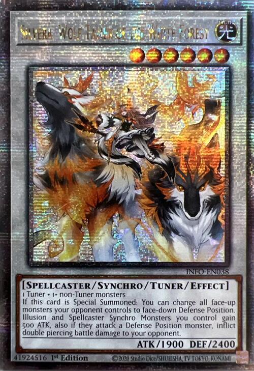 Silvera, Wolf Tamer of the White Forest (Quarter Century Secret Rare) [INFO-EN038] Quarter Century Secret Rare | Gaming Infinity