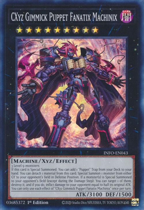 CXyz Gimmick Puppet Fanatix Machinix [INFO-EN043] Super Rare | Gaming Infinity