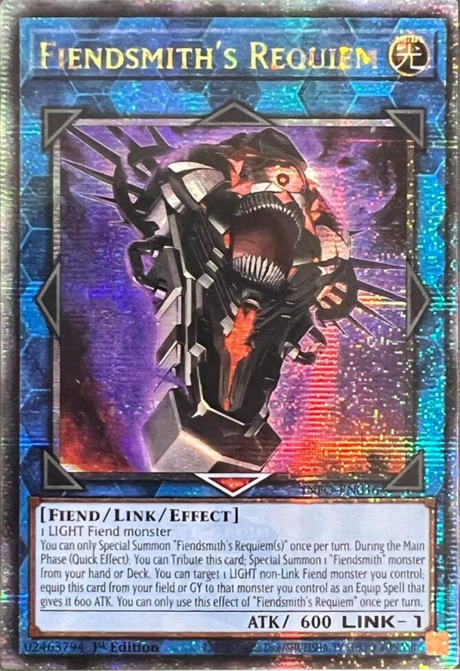 Fiendsmith's Requiem (Quarter Century Secret Rare) [INFO-EN046] Quarter Century Secret Rare | Gaming Infinity