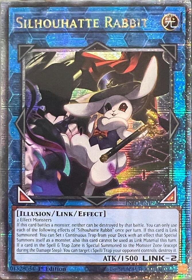 Silhouhatte Rabbit (Quarter Century Secret Rare) [INFO-EN052] Quarter Century Secret Rare | Gaming Infinity