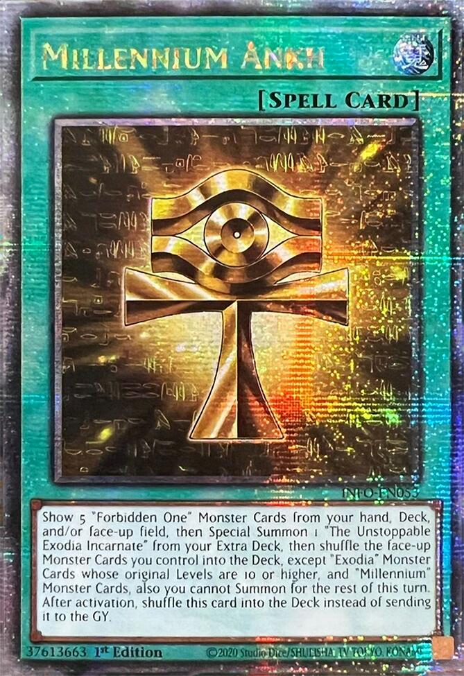Millennium Ankh (Quarter Century Secret Rare) [INFO-EN053] Quarter Century Secret Rare | Gaming Infinity