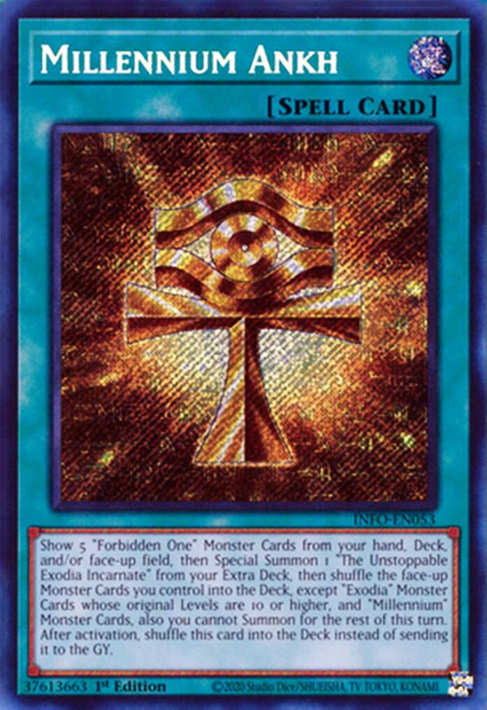 Millennium Ankh [INFO-EN053] Secret Rare | Gaming Infinity