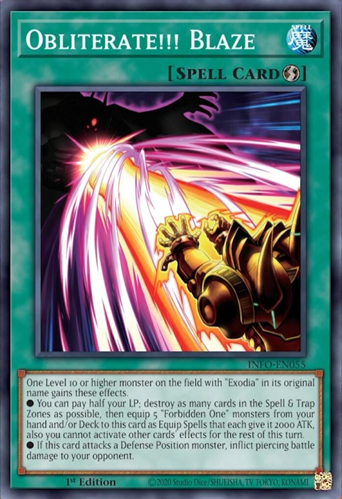 Obliterate!!! Blaze [INFO-EN055] Super Rare | Gaming Infinity