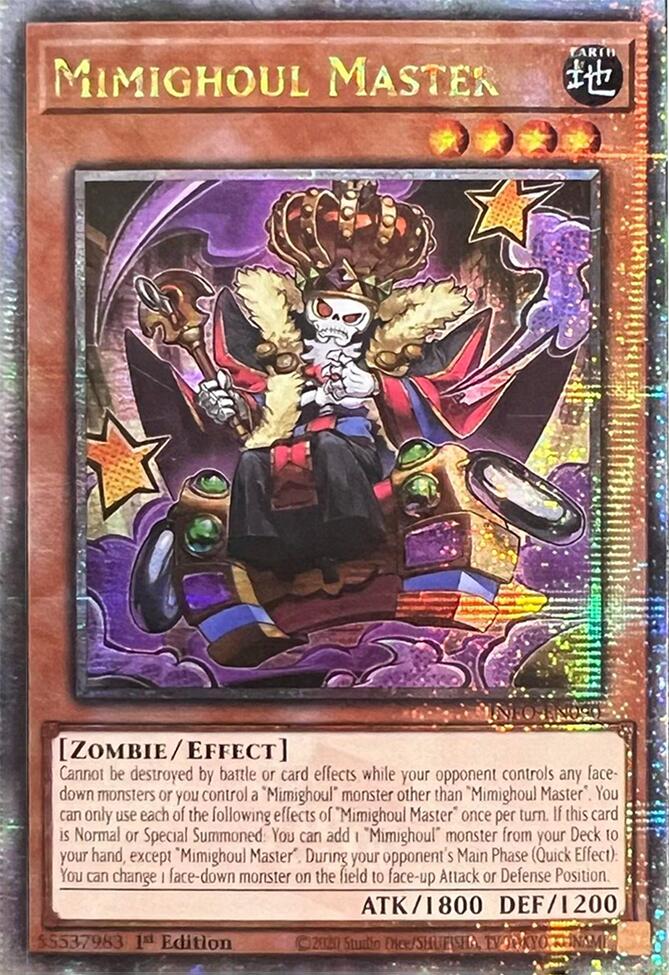 Mimighoul Master (Quarter Century Secret Rare) [INFO-EN090] Quarter Century Secret Rare | Gaming Infinity