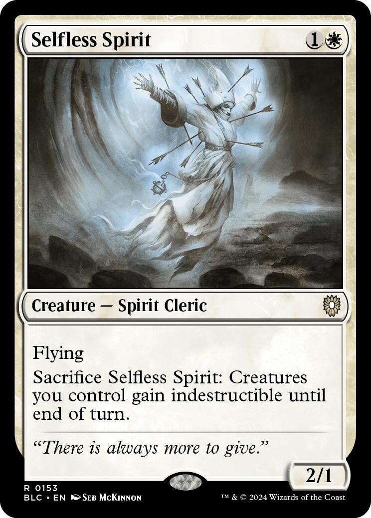 Selfless Spirit [Bloomburrow Commander] | Gaming Infinity