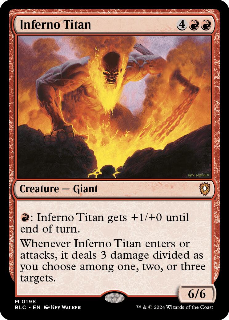 Inferno Titan [Bloomburrow Commander] | Gaming Infinity