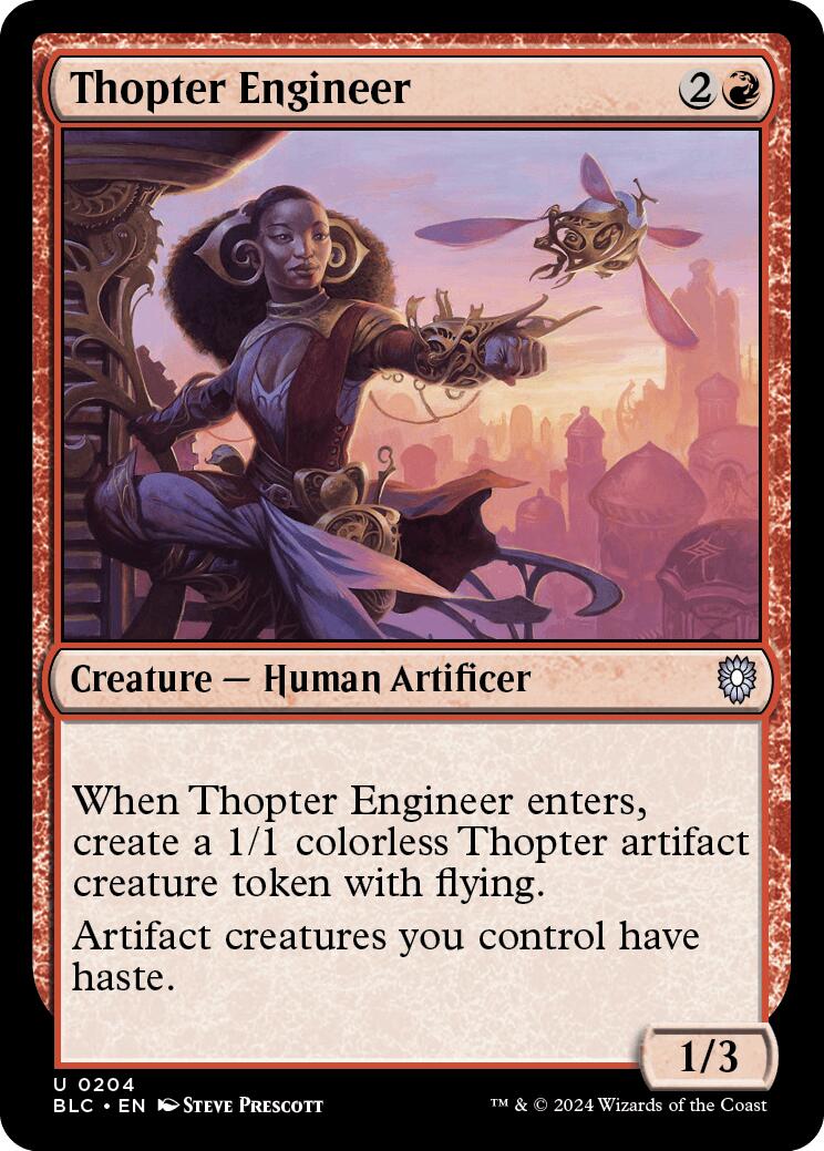 Thopter Engineer [Bloomburrow Commander] | Gaming Infinity