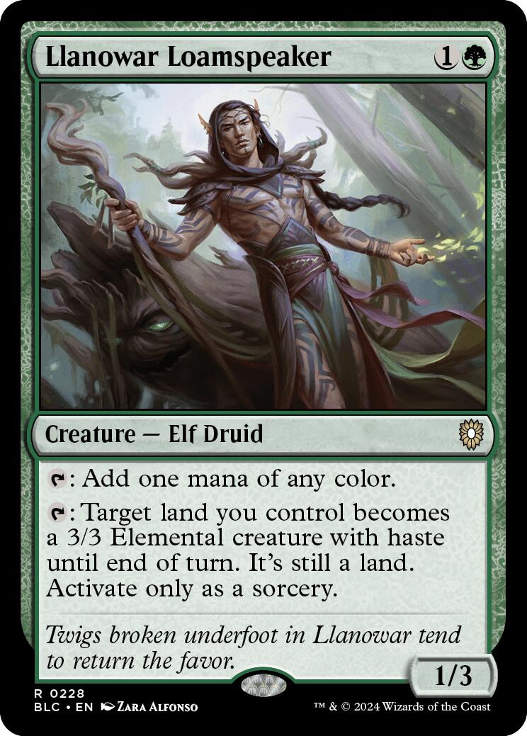 Llanowar Loamspeaker [Bloomburrow Commander] | Gaming Infinity