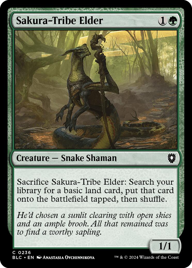 Sakura-Tribe Elder [Bloomburrow Commander] | Gaming Infinity