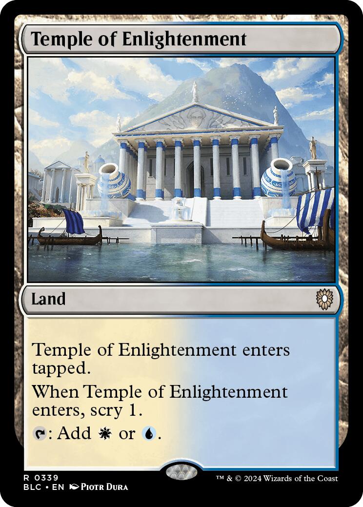 Temple of Enlightenment [Bloomburrow Commander] | Gaming Infinity