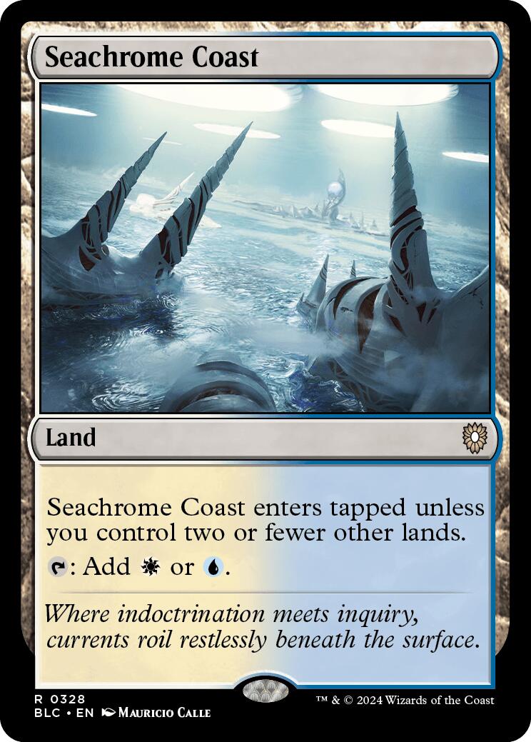 Seachrome Coast [Bloomburrow Commander] | Gaming Infinity