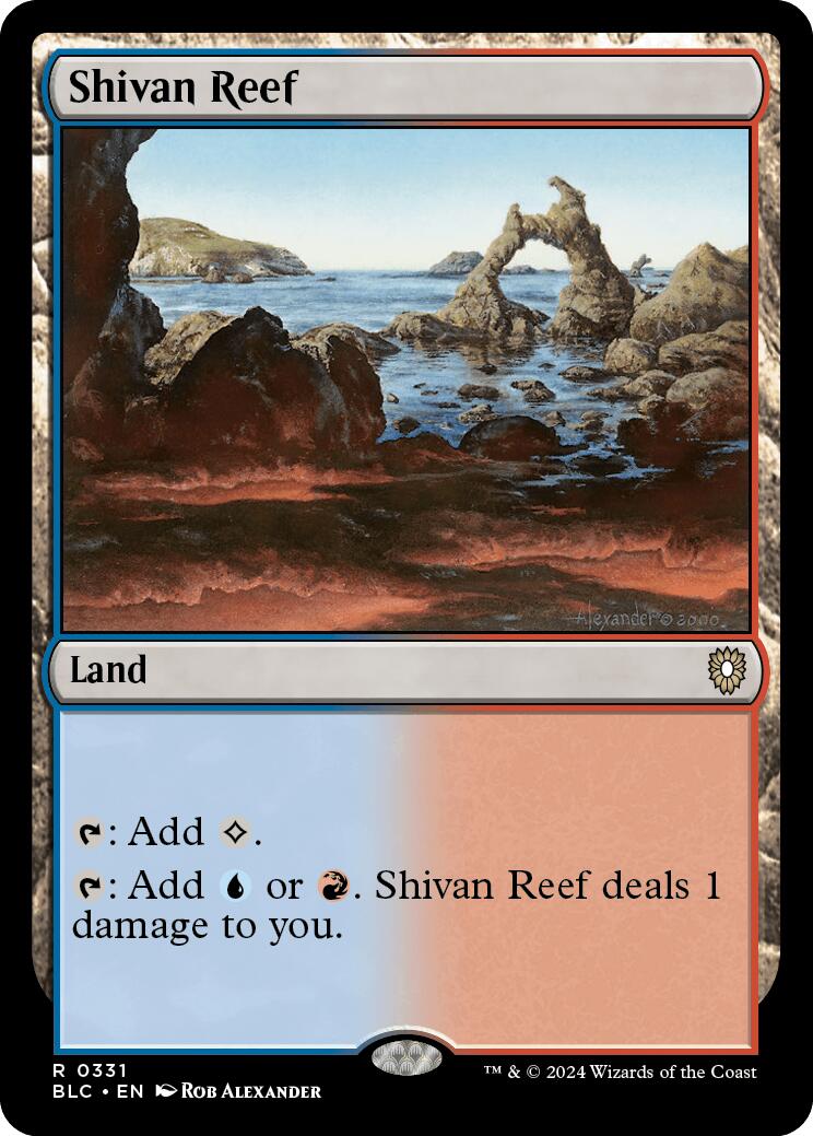 Shivan Reef [Bloomburrow Commander] | Gaming Infinity