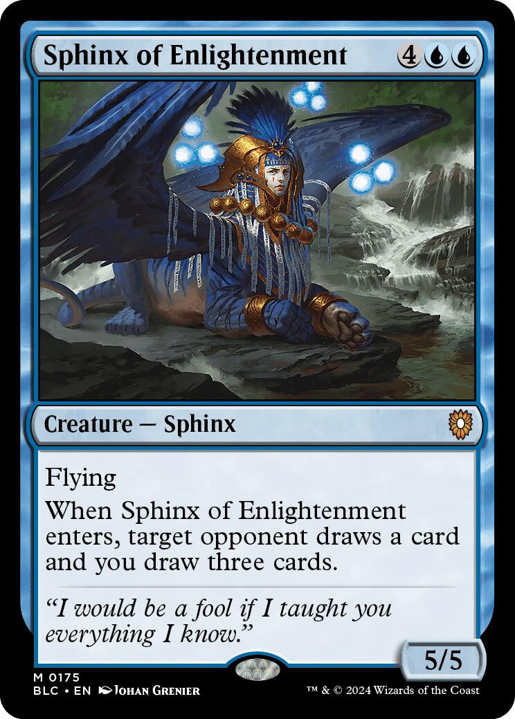 Sphinx of Enlightenment [Bloomburrow Commander] | Gaming Infinity