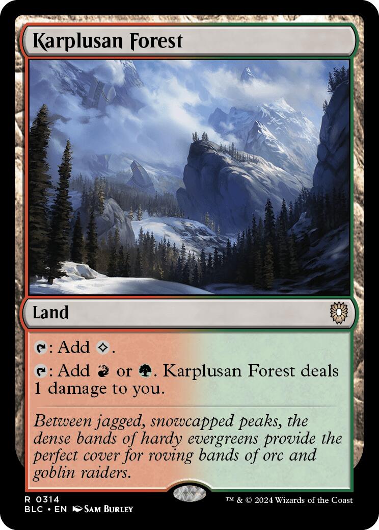 Karplusan Forest [Bloomburrow Commander] | Gaming Infinity