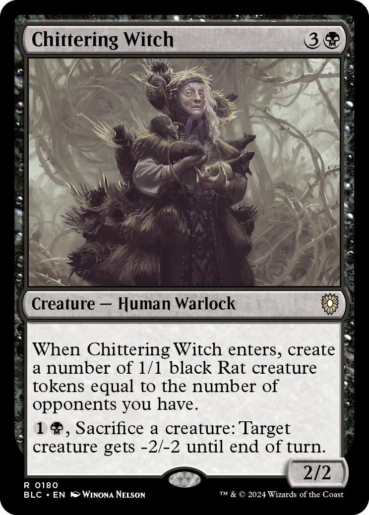 Chittering Witch [Bloomburrow Commander] | Gaming Infinity