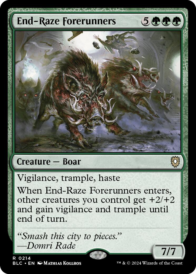 End-Raze Forerunners [Bloomburrow Commander] | Gaming Infinity