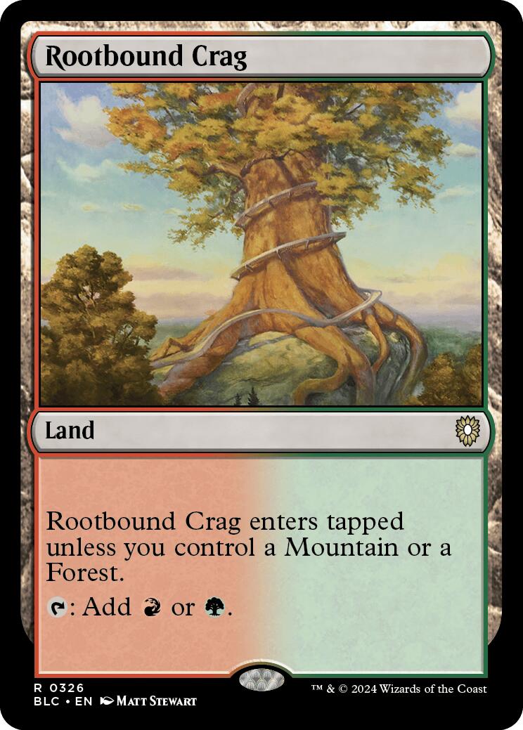 Rootbound Crag [Bloomburrow Commander] | Gaming Infinity