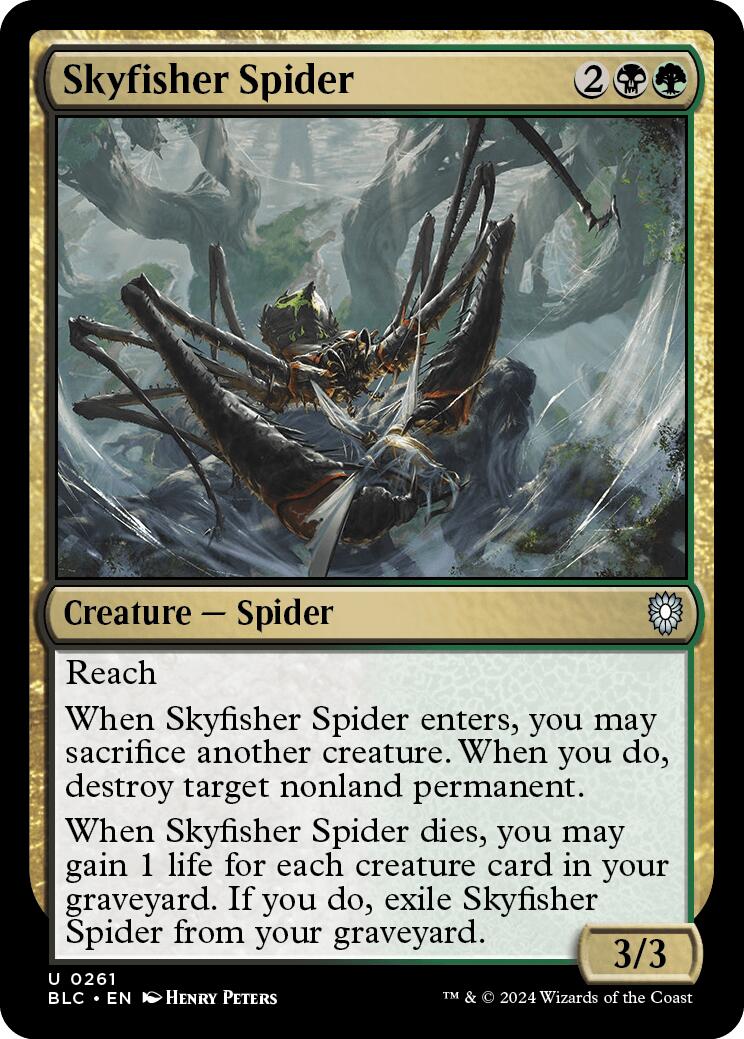 Skyfisher Spider [Bloomburrow Commander] | Gaming Infinity