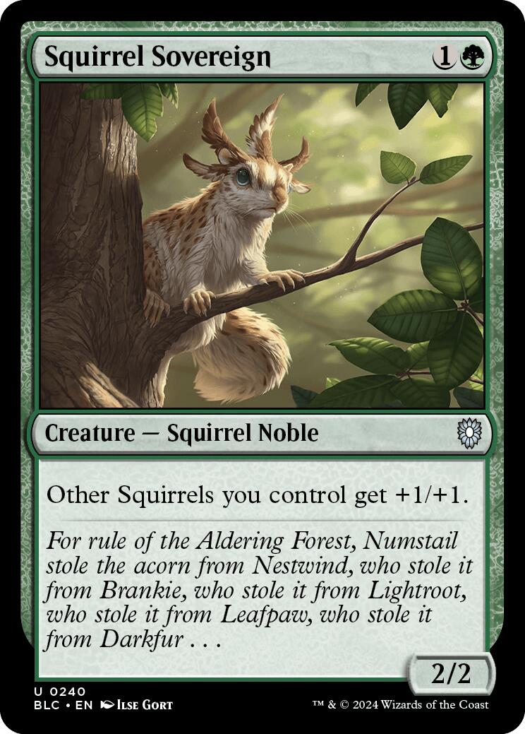 Squirrel Sovereign [Bloomburrow Commander] | Gaming Infinity