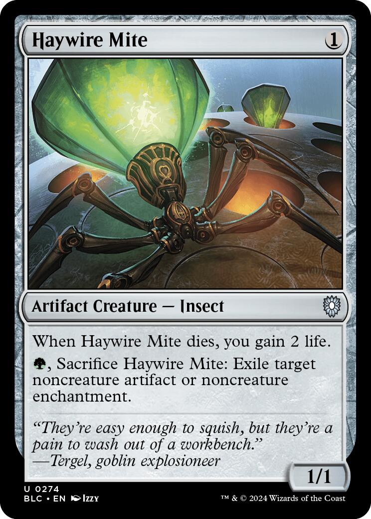 Haywire Mite [Bloomburrow Commander] | Gaming Infinity