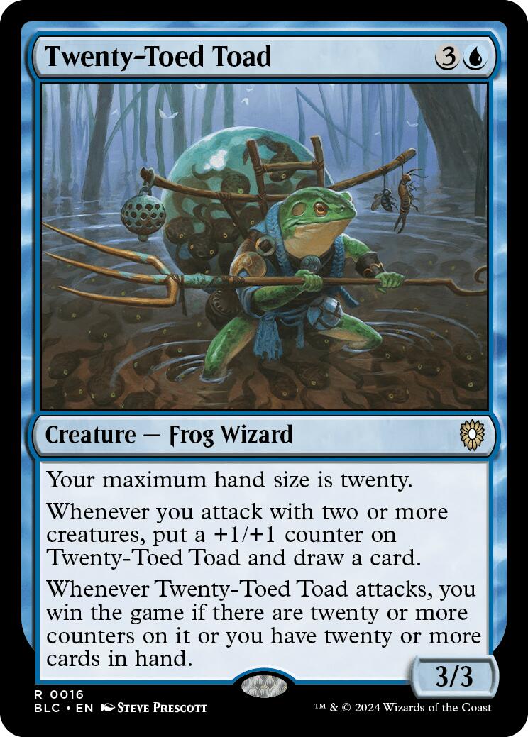 Twenty-Toed Toad [Bloomburrow Commander] | Gaming Infinity