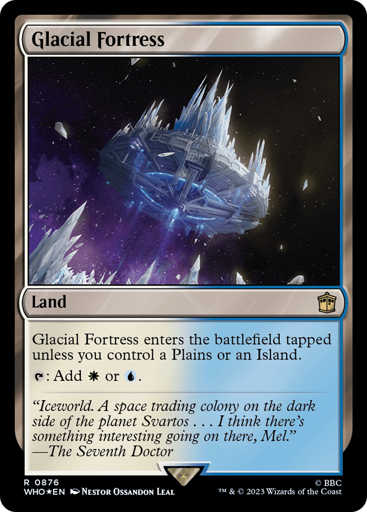Glacial Fortress (Surge Foil) [Doctor Who] | Gaming Infinity