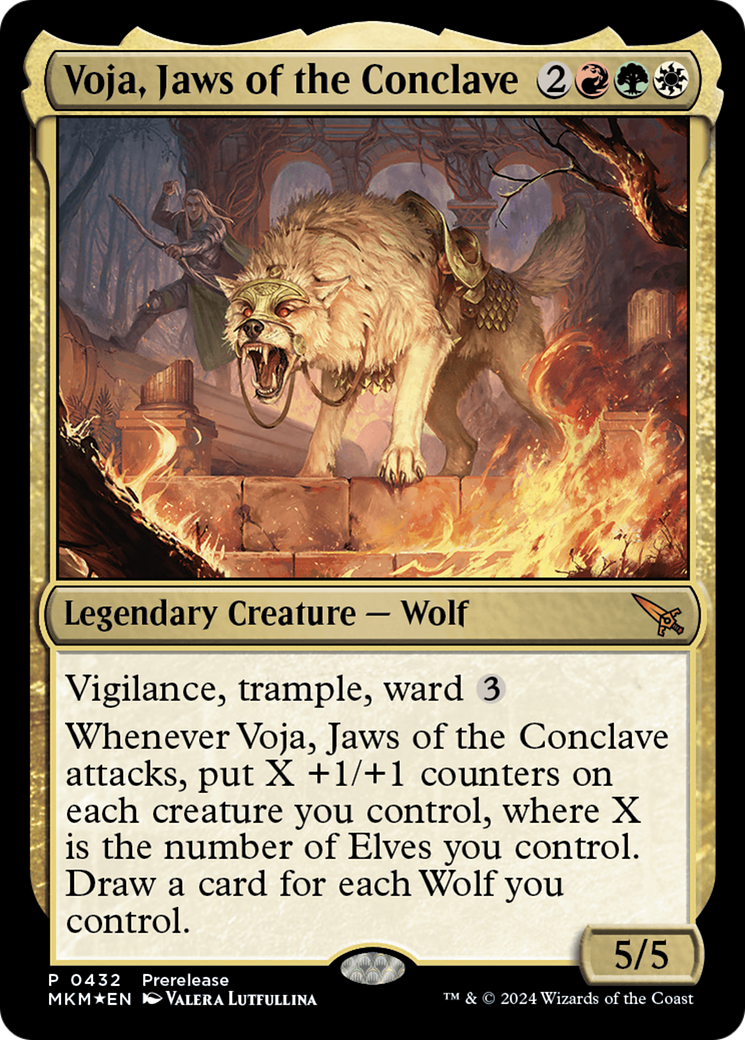 Voja, Jaws of the Conclave [Murders at Karlov Manor Prerelease Promos] | Gaming Infinity