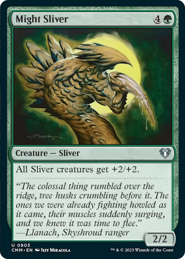 Might Sliver [Commander Masters] | Gaming Infinity