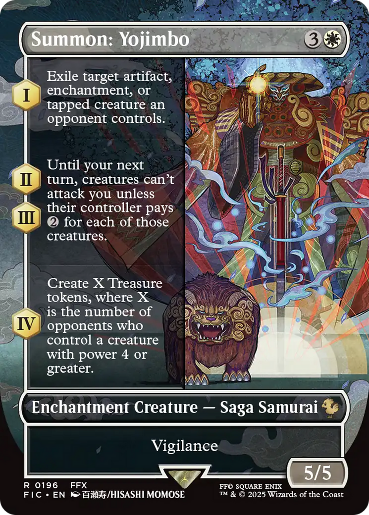 Summon: Yojimbo (Borderless) [FINAL FANTASY Commander] | Gaming Infinity