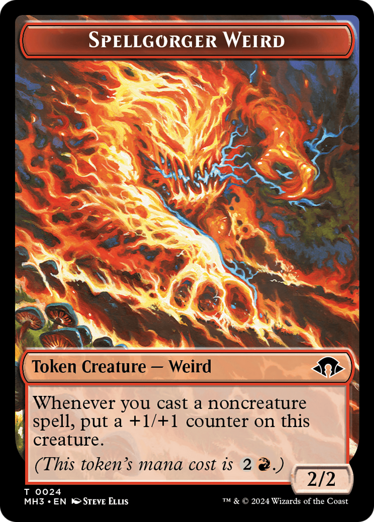 Spellgorger Weird Token [Modern Horizons 3 Tokens] | Gaming Infinity