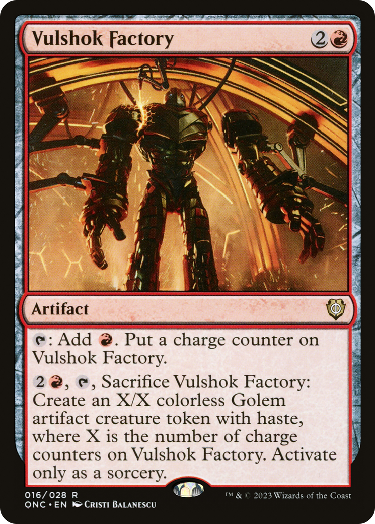 Vulshok Factory [Phyrexia: All Will Be One Commander] | Gaming Infinity