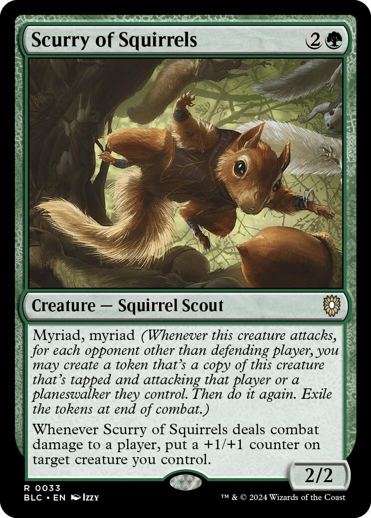 Scurry of Squirrels [Bloomburrow Commander] | Gaming Infinity