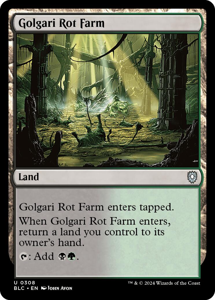 Golgari Rot Farm [Bloomburrow Commander] | Gaming Infinity