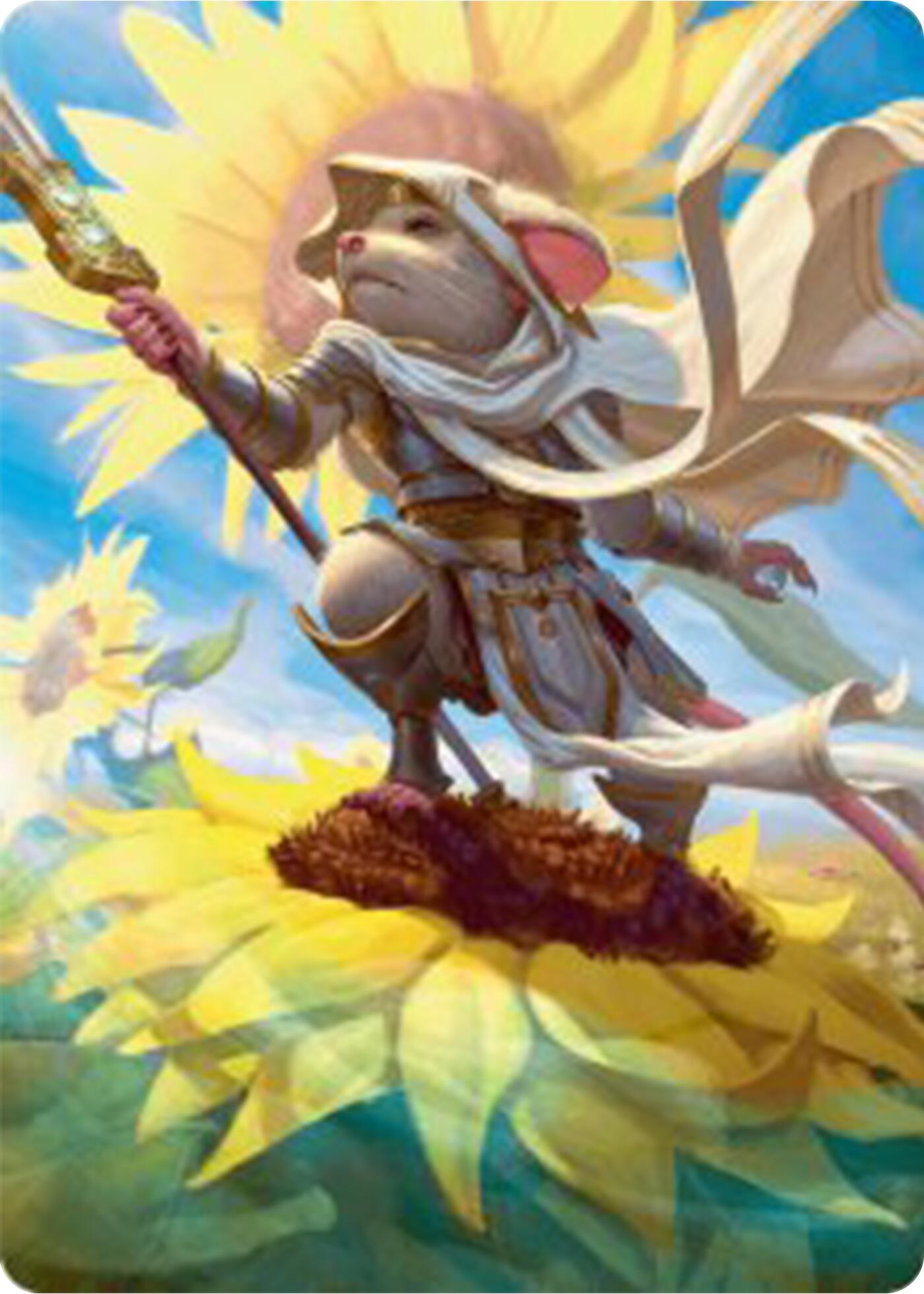 Elspeth, Sun's Champion Art Card [Bloomburrow Art Series] | Gaming Infinity