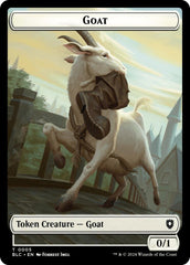 Goat // Wolf (032) Double-Sided Token [Bloomburrow Commander Tokens] | Gaming Infinity