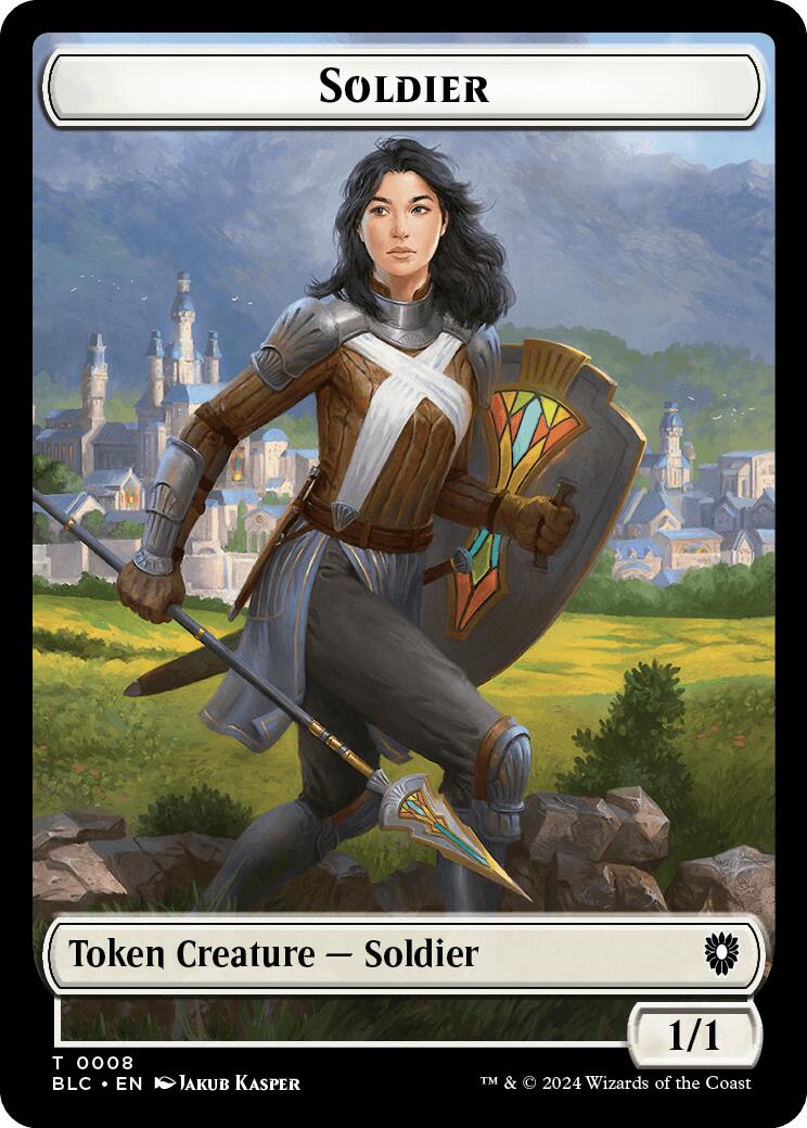 Soldier // Citizen Double-Sided Token [Bloomburrow Commander Tokens] | Gaming Infinity