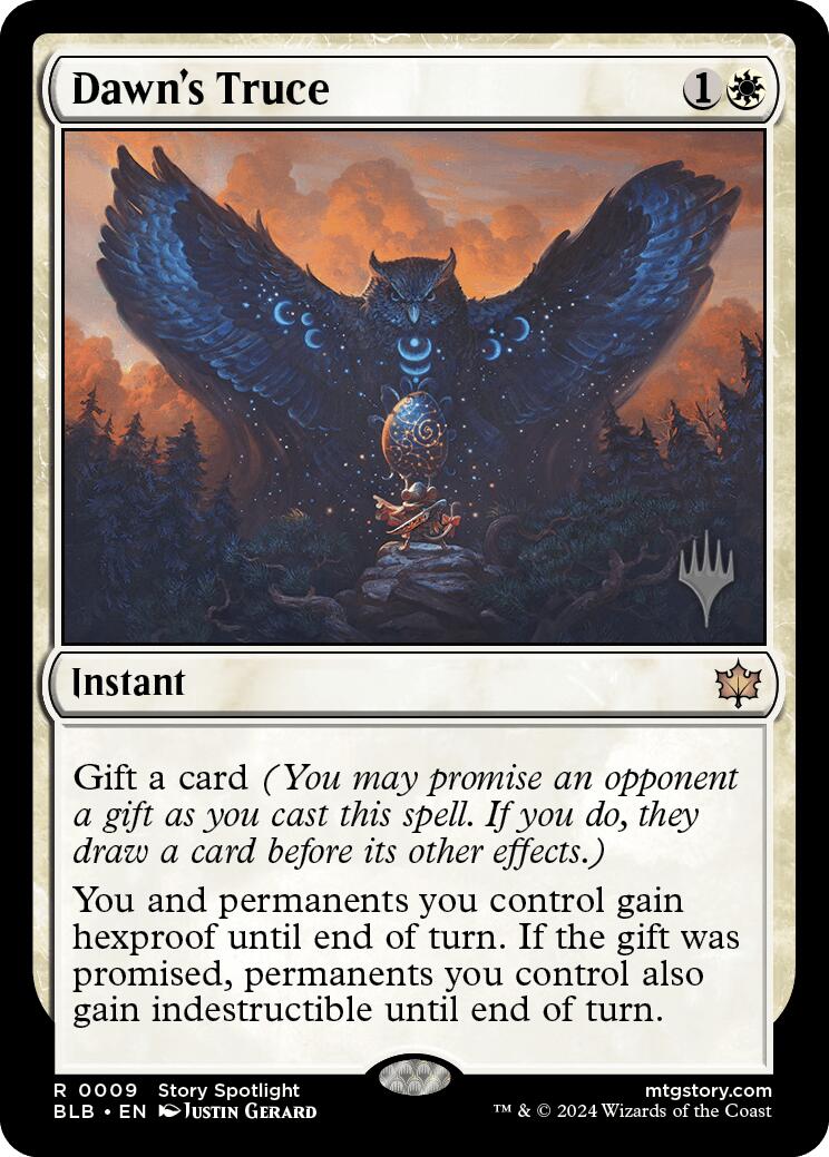 Dawn's Truce (Promo Pack) [Bloomburrow Promos] | Gaming Infinity