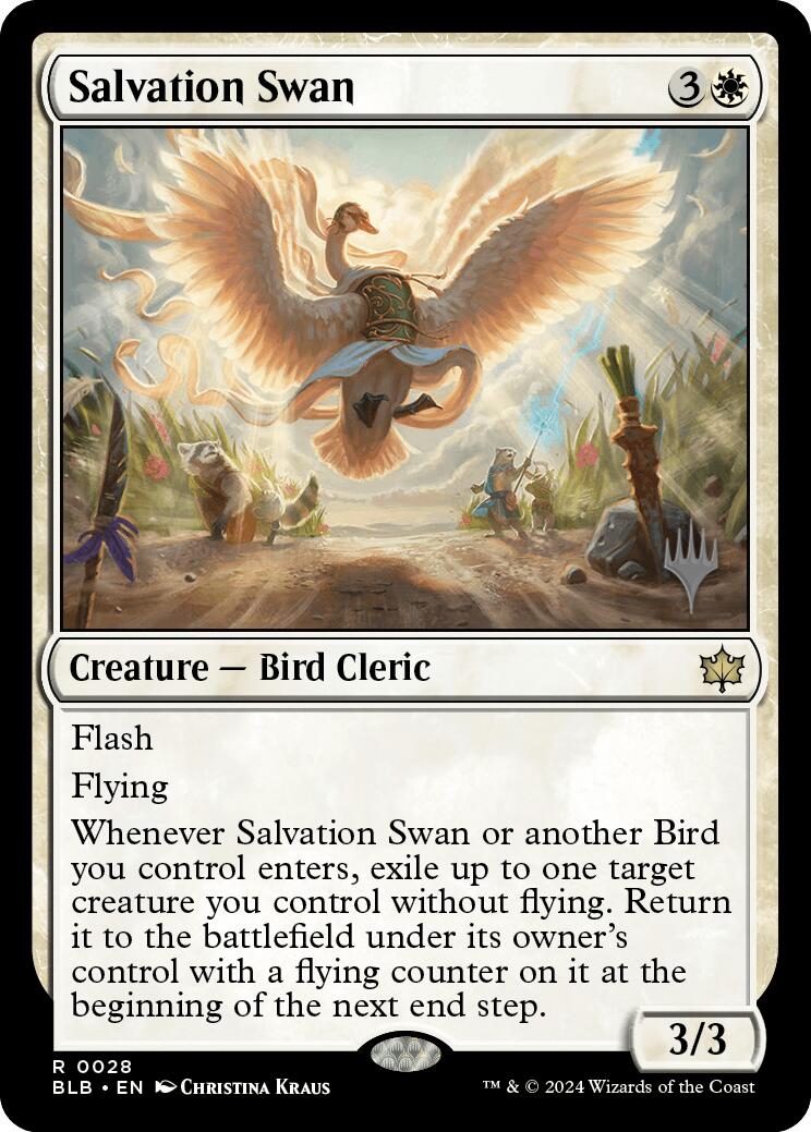 Salvation Swan (Promo Pack) [Bloomburrow Promos] | Gaming Infinity