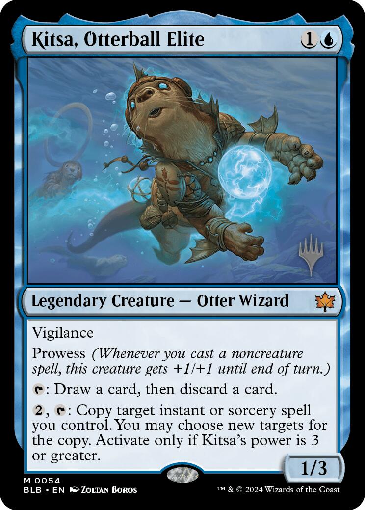 Kitsa, Otterball Elite (Promo Pack) [Bloomburrow Promos] | Gaming Infinity