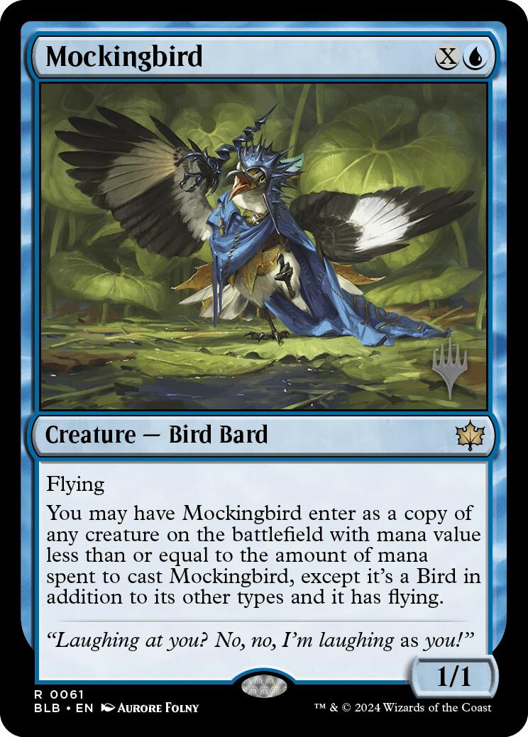 Mockingbird (Promo Pack) [Bloomburrow Promos] | Gaming Infinity