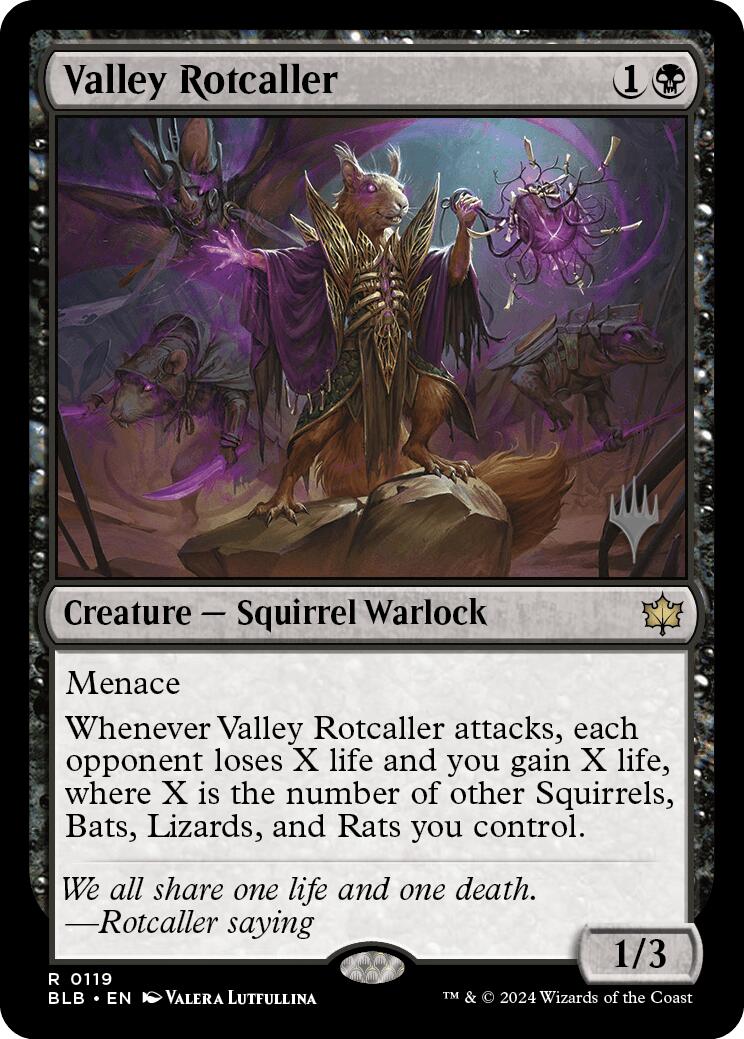 Valley Rotcaller (Promo Pack) [Bloomburrow Promos] | Gaming Infinity