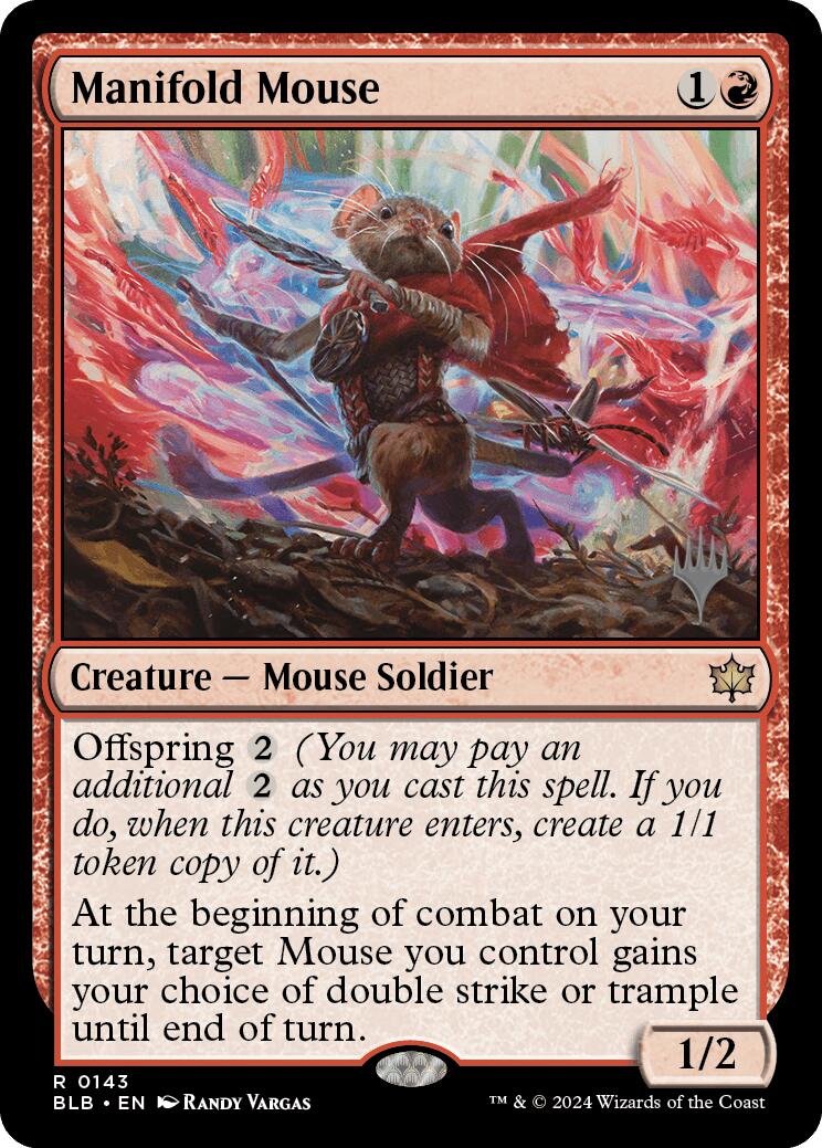 Manifold Mouse (Promo Pack) [Bloomburrow Promos] | Gaming Infinity