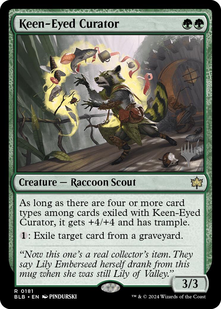 Keen-Eyed Curator (Promo Pack) [Bloomburrow Promos] | Gaming Infinity