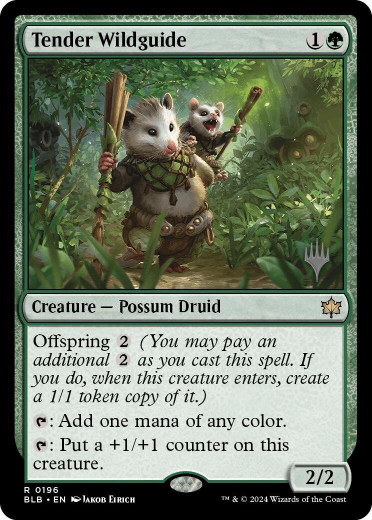 Tender Wildguide (Promo Pack) [Bloomburrow Promos] | Gaming Infinity