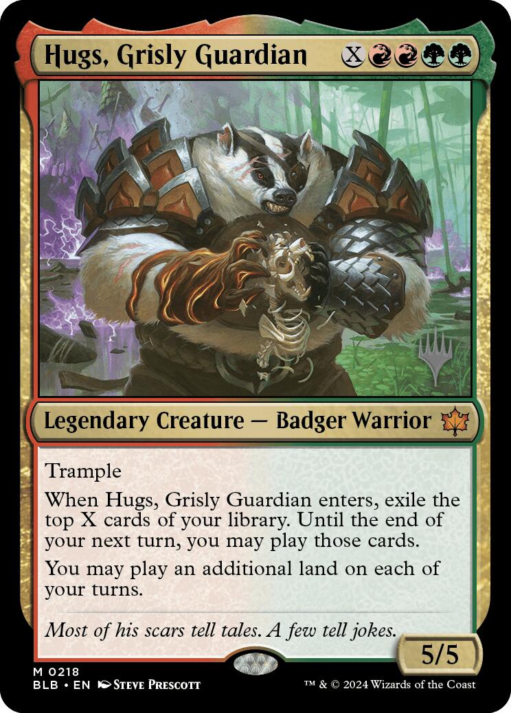 Hugs, Grisly Guardian (Promo Pack) [Bloomburrow Promos] | Gaming Infinity